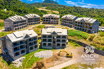 Ход строительства Anichi Resort & Spa за апрель 2022: здания