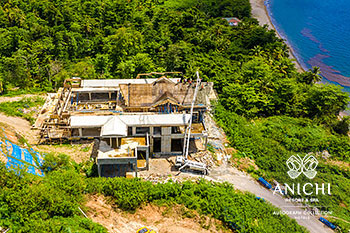 June 2022 Construction Update of Anichi Resort & Spa: Block A with Sea View