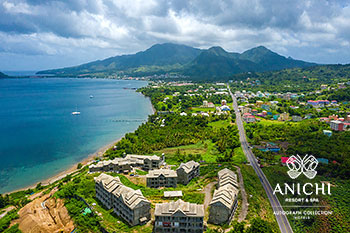 July 2022 Construction Update of Anichi Resort & Spa: Aerial View of the Construction Site