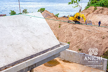 July 2022 Construction Update of Anichi Resort & Spa: Roof