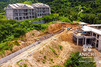 September 2022 Construction Update of Anichi Resort & Spa: Building