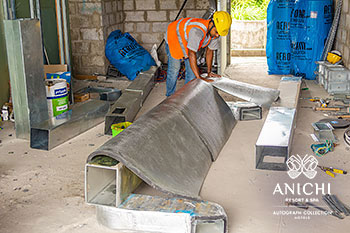 October 2022 Construction Update of Anichi Resort & Spa: Construction Work