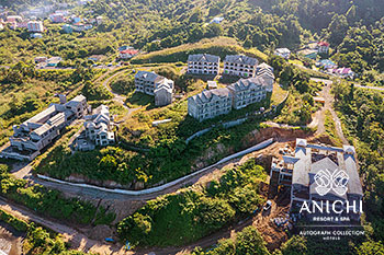 December 2022 Construction Update of Anichi Resort & Spa: Aerial View of the Construction Site