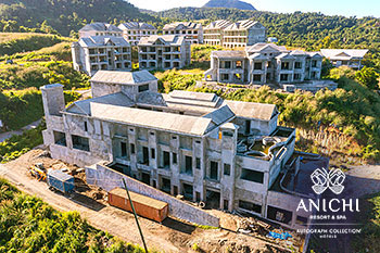 Ход строительства Anichi Resort & Spa за декабрь 2022: здание D