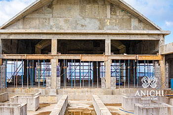 February 2023 Construction Update of Anichi Resort & Spa: Entrance Block