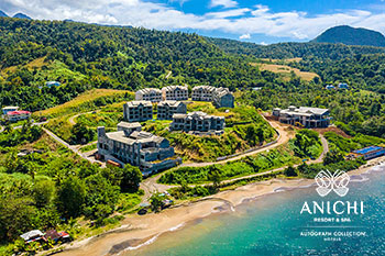 Ход строительства Anichi Resort & Spa за февраль 2023: вид с воздуха на юг