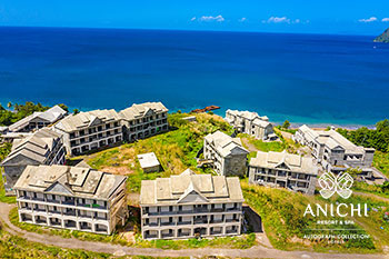 Ход строительства Anichi Resort & Spa за февраль 2023: вид на Карибское море