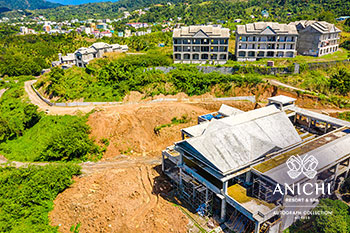 Ход строительства Anichi Resort & Spa за февраль 2023: строительная площадка