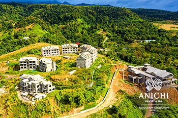 March 2023 Construction Update of Anichi Resort & Spa: Aerial View to the East