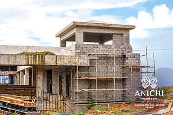 March 2023 Construction Update of Anichi Resort & Spa: Entrance Block
