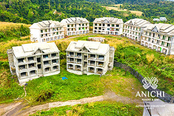 Ход строительства Anichi Resort & Spa за март 2023: здания 1 и 2