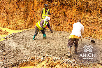 Ход строительства Anichi Resort & Spa за март 2023: рабочие