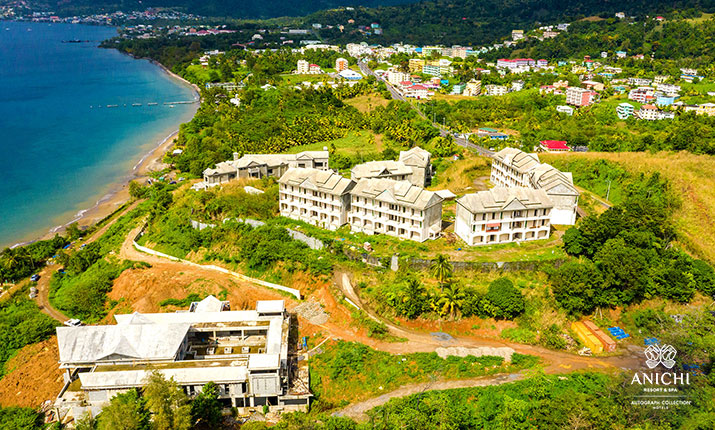 Ход строительства Anichi Resort & Spa за март 2023
