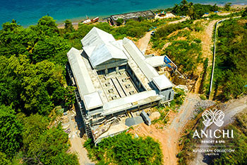 May 2023 Construction Update of Anichi Resort & Spa: Entrance Block