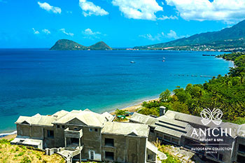 Ход строительства Anichi Resort & Spa за Май 2023: здание 3 с видом на Карибское море
