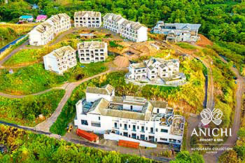 June 2023 Construction Update of Anichi Resort & Spa: Aerial View of the Construction Site