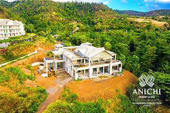 June 2023 Construction Update of Anichi Resort & Spa: Entrance Block