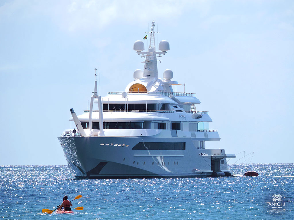 Chopi Chopi Yacht at the Prince Rupert Bay, Dominica