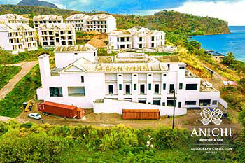 Ход строительства Anichi Resort & Spa за июнь 2023: здание с инженерным блоком