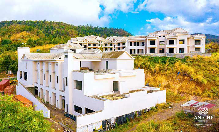 Ход строительства Anichi Resort & Spa за июнь 2023