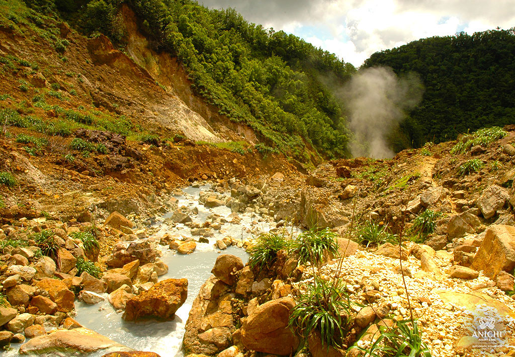 Hot Sulphur Springs in Dominica