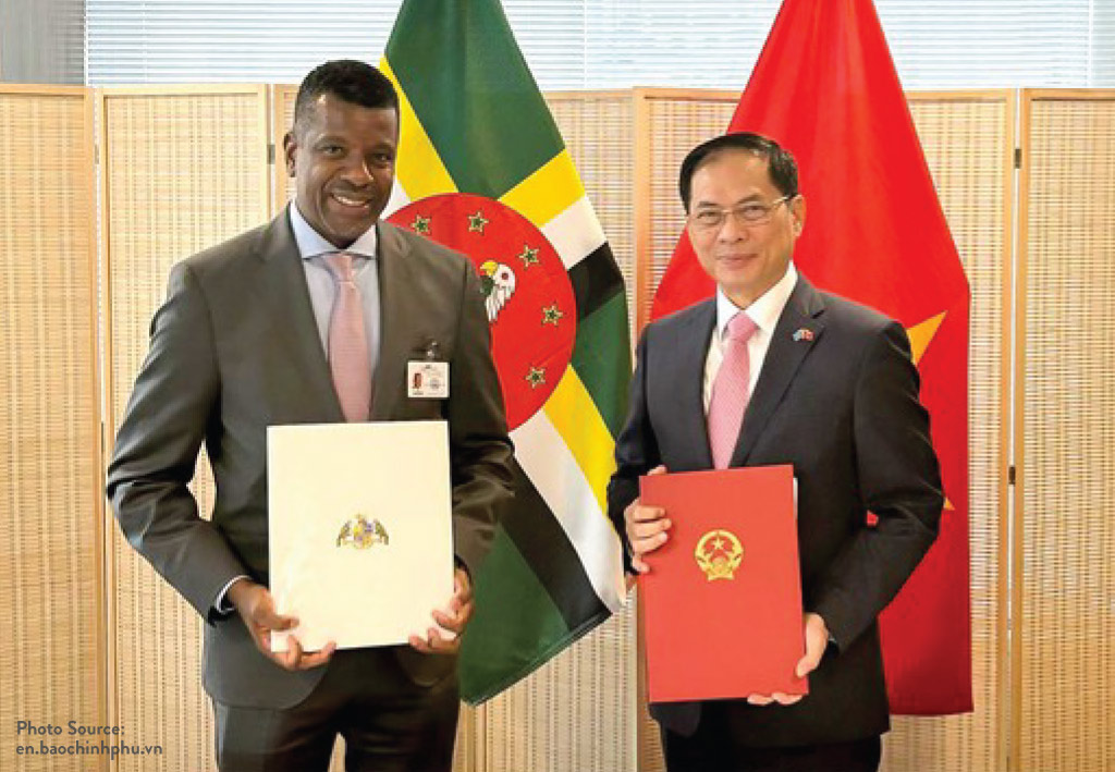 Доминика и Вьетнам заключили соглашение об отмене виз