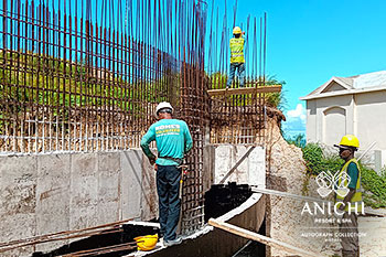 Ход строительства Anichi Resort & Spa за ноябрь 2023: работа на строительной площадке