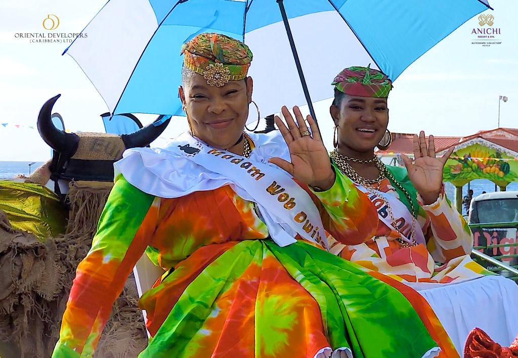 Самая дружелюбная страна празднует традиции: Madam Wòb Dwiyèt сияет на открытии карнавала в 2023
