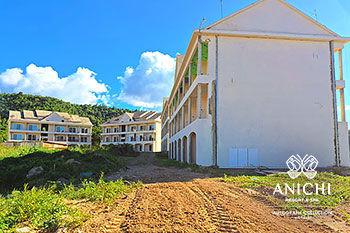 Ход строительства Anichi Resort & Spa за декабрь 2023: здания 7-10