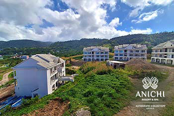 January 2024 Construction Update of Anichi Resort & Spa: Buildings on the Construction Site