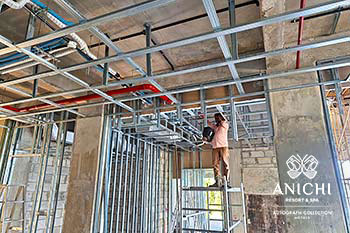 д строительства Anichi Resort & Spa за январь 2024: строительные работы