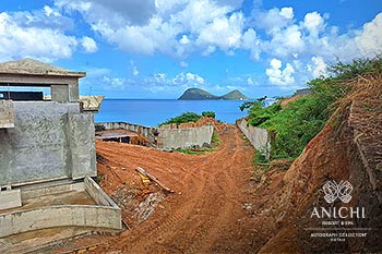 Ход строительства Anichi Resort & Spa за февраль 2024: дорога с видом на Карибское море