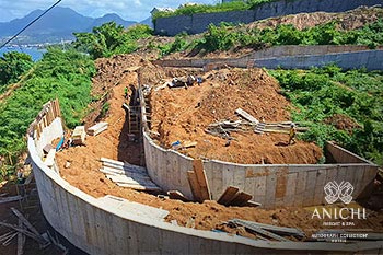 Ход строительства Anichi Resort & Spa за февраль 2024: строительная площадка