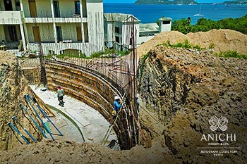 Ход строительства Anichi Resort & Spa за март 2025 года