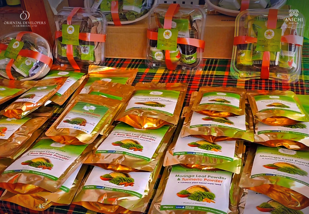 Dominica moringa leaf powder.