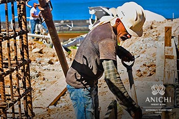 Ход строительства Anichi Resort & Spa за январь 2026 года